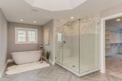 Glass Block Shower Enclosure